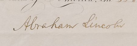 Lot #26 Abraham Lincoln Partial Signed Document - Image 3