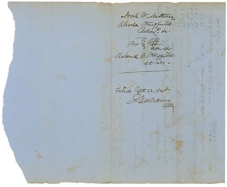 Lot #28 Abraham Lincoln: William H. Herndon Signed Document - Image 2