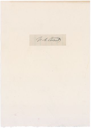 Lot #32 U. S. Grant Signature - Image 2