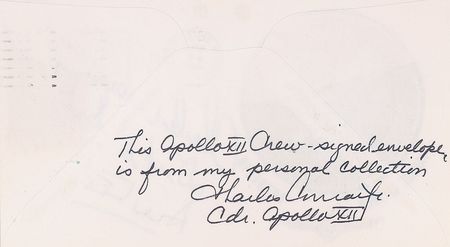 Lot #437 Apollo 12 Type 1 Insurance Cover - Image 2