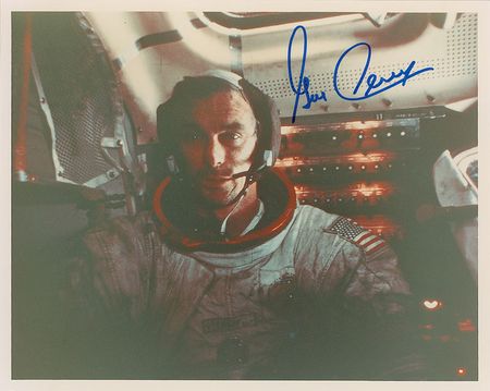 Lot #550 Gene Cernan Signed Photograph - Image 1