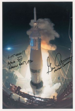 Lot #550 Gene Cernan Signed Photograph - Image 3