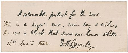 Lot #709 James Russell Lowell and John Greenleaf Whittier - Image 1