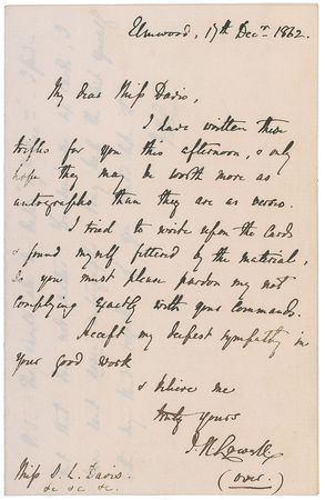 Lot #709 James Russell Lowell and John Greenleaf Whittier - Image 4