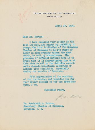 Lot #275 American Notables Typed Letters Signed - Image 3