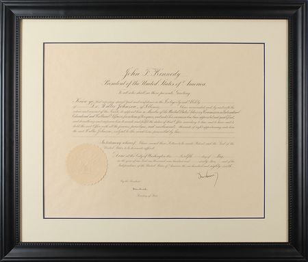 Lot #77 John F. Kennedy: Appointing a cultural advisor while preparing for war in Southeast Asia - Image 2