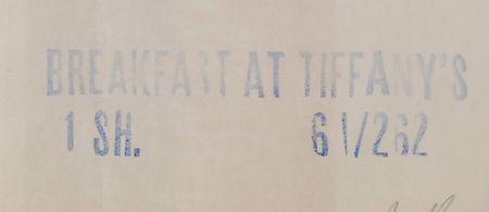 Lot #3117  Breakfast at Tiffany?s - Image 2