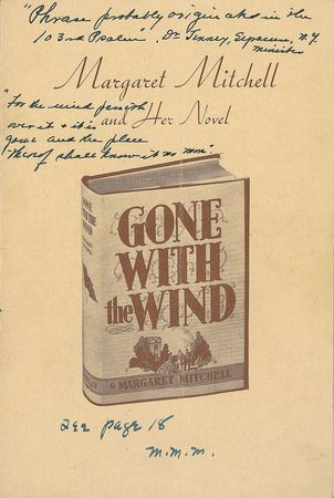 Lot #3171 Margaret Mitchell Collection of Gone With the Wind Letters - Image 1