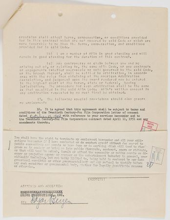 Lot #3112 Marilyn Monroe Signed Document - Image 4
