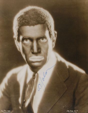 Lot #3077 Al Jolson Signed Photograph - Image 1
