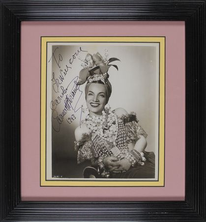 Lot #3106 Carmen Miranda Signed Photograph - Image 2