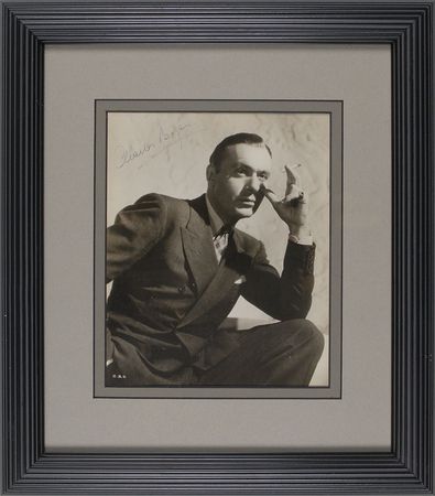 Lot #3095 Charles Boyer Signed Photograph - Image 1