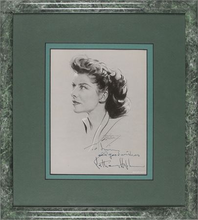 Lot #3076 Katherine Hepburn Signed Photograph - Image 2