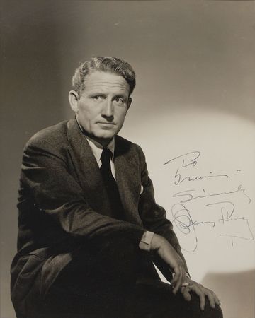 Lot #3084 Spencer Tracy Signed Photograph - Image 1