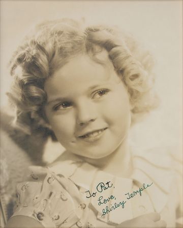 Lot #3083 Shirley Temple Signed Photograph - Image 1