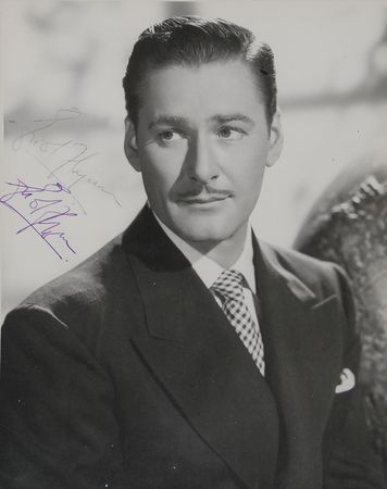 Lot #3072 Errol Flynn Signed Photograph - Image 1