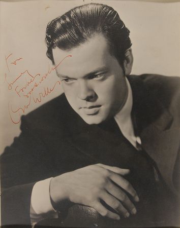 Lot #3085 Orson Welles Signed Photograph - Image 1