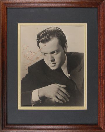 Lot #3085 Orson Welles Signed Photograph - Image 2
