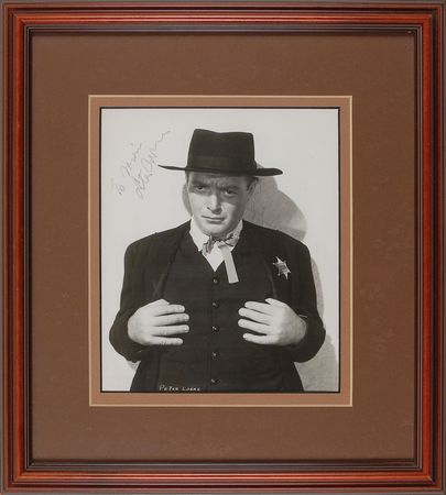 Lot #3105 Peter Lorre Signed Photograph - Image 2