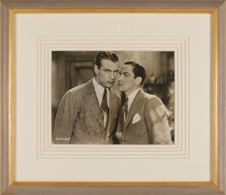 Lot #3097 Gary Cooper and Fredric March Signed Photograph - Image 2