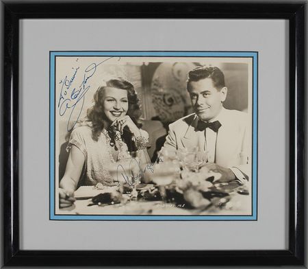 Lot #3074 Gilda: Hayworth and Ford Signed Photograph - Image 2