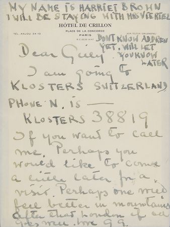 Lot #3174 Greta Garbo Autograph Letter Signed - Image 2