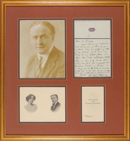 Lot #3023 Mrs. Harry Houdini Autograph Letter