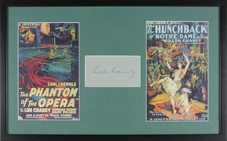 Lot #3059 Carl Laemmle Signature - Image 1