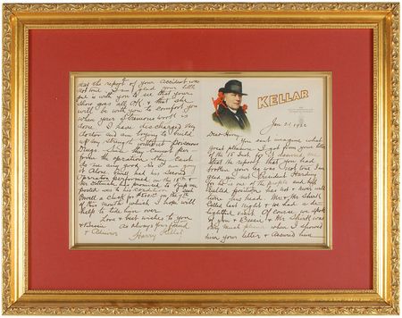 Lot #3008 Harry Keller Autograph Letter Signed