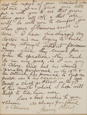 Lot #3008 Harry Keller Autograph Letter Signed - Image 3