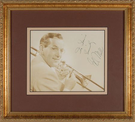 Lot #3217 Glenn Miller Signed Photograph and Letter - Image 2