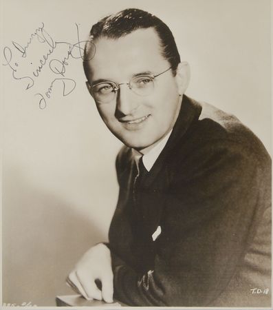 Lot #3215 Jimmy and Tommy Dorsey Signed Photographs - Image 3