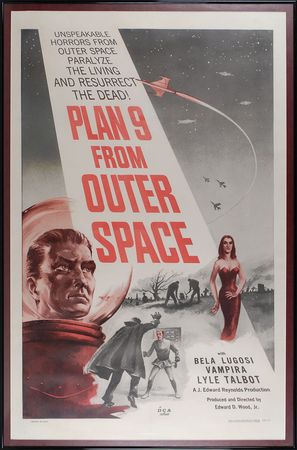 Lot #3030 Plan 9 From Outer Space One Sheet - Image 1