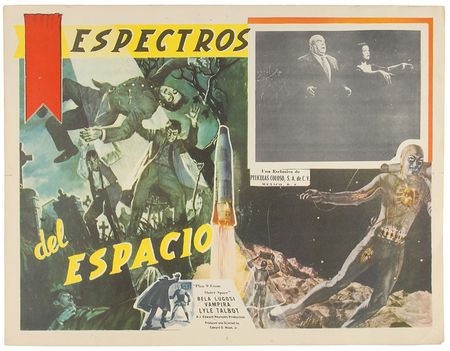 Lot #3043 Plan 9 From Outer Space Mexican Lobby Card Set - Image 1