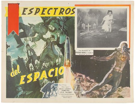 Lot #3043 Plan 9 From Outer Space Mexican Lobby Card Set - Image 7
