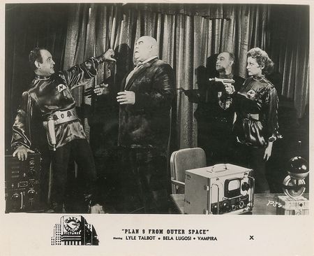 Lot #3046 Collection of Three Plan 9 From Outer Space Original Movie Stills - Image 3