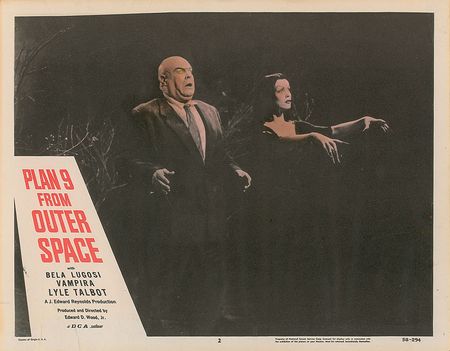 Lot #3045 Pair of Plan 9 From Outer Space Lobby Cards - Image 2
