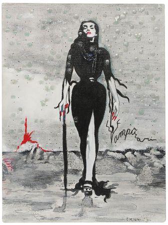 Lot #3048 Vampira Original Artwork - Image 1