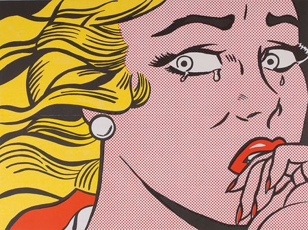 Lot #3189 Roy Lichtenstein ‘Crying Girl’ Lithograph - Image 1