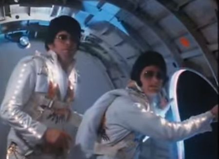 Lot #3186 Honeymoon in Vegas Flying Elvis Costume - Image 9