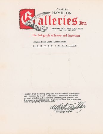 Lot #3173  Collection of Greta Garbo Personal Items - Image 5