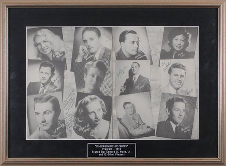 Lot #3027 Ed Wood Signed Program and Script - Image 3