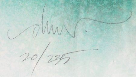 Lot #3055 Creature from the Black Lagoon Signed Lithograph - Image 4