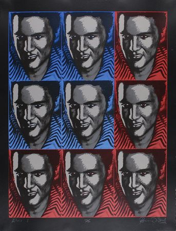 Lot #3203 Elvis Presley Pop Art by Ronnie Wood - Image 1
