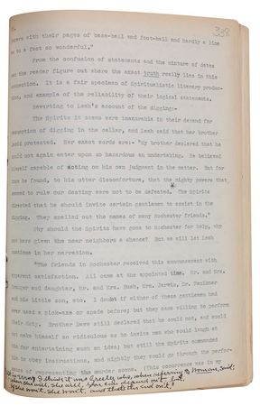 Lot #3020 Harry Houdini Original Hand-corrected Manuscript - Image 8