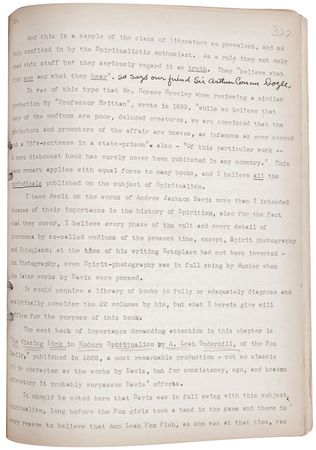 Lot #3020 Harry Houdini Original Hand-corrected Manuscript - Image 15