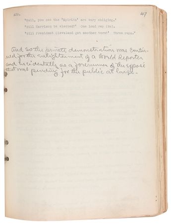 Lot #3020 Harry Houdini Original Hand-corrected Manuscript - Image 17