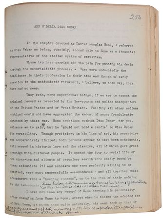Lot #3020 Harry Houdini Original Hand-corrected Manuscript - Image 19