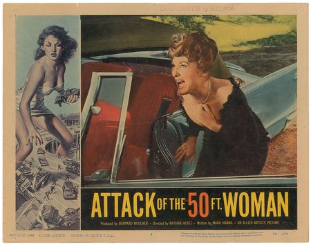Lot #3054 Attack of the 50 Foot Woman Lobby Card Set - Image 1