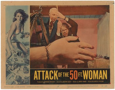 Lot #3054 Attack of the 50 Foot Woman Lobby Card Set - Image 2